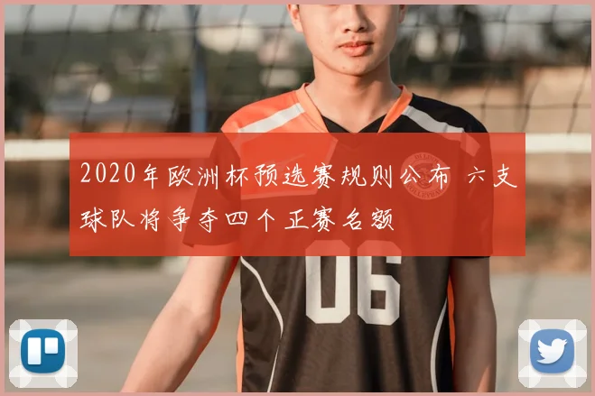 2020年欧洲杯预选赛规则公布 六支球队将争夺四个正赛名额