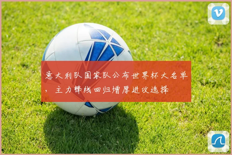 意大利队国家队公布世界杯大名单，主力锋线回归增厚进攻选择